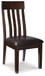 Haddigan - Dining UPH Side Chair (Set of 2) - Dark Brown