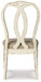 Realyn - Dining UPH Side Chair (Set of 2) - Ribbonback - Chipped White