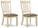 Bolanburg - Dining UPH Side Chair (Set of 2) - Rake Back - Brown / Beige