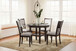 Langwest - Dining Room Table Set (Set of 5) - Brown