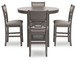 Wrenning - Drm Counter Table Set (Set of 5) - Gray