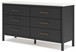 Cadmori - Six Drawer Dresser
