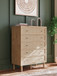 Cielden - Five Drawer Wide Chest - Two-Tone
