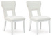 Chalanna - Dining Upholstered Side Chair (Set of 2) - White