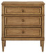 Sharlance - Three Drawer Night Stand - Brown