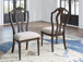 Lavinton - Dining Upholstered Side Chair (Set of 2) - Tan / Brown