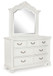 Montelaine - Dresser And Mirror - Antique White