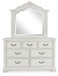 Montelaine - Dresser And Mirror - Antique White