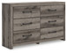 Graystorm - Six Drawer Dresser - Brown Gray