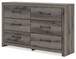 Graystorm - Six Drawer Dresser - Brown Gray
