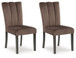 Jeshina - Dining Upholstered Side Chair (Set of 2) - Mocha