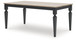 Brenkerton - Rectangular Dining Room Table - Grayish Brown / Black