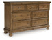 Feddinger - Dresser - Medium Brown