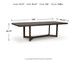Dilenno - Rectangular Dining Room Extension Table - Dark Brown