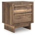 Chirason - Two Drawer Night Stand - Brown
