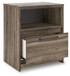 Elbrim - One Drawer Night Stand - Brown