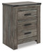 Frandern - Two Drawer Night Stand - Gray