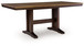 Rylandeen - Rectangular Dining Room Counter Height Extension Table - Light Brown / Dark Brown