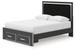 Zuraleus - Upholstered Panel Platform Storage Bed