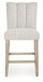 Larawyn - Upholstered Barstool (Set of 2) - Bisque