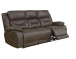 Aria Saddle Brown Dual-Power Reclining Sofa Aria Collection by Steve Silver AA950SBN