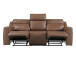 Barron Brown Manual Reclining Sofa by Steve Silver BAR800SN