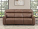 Barron Brown Manual Reclining Sofa by Steve Silver BAR800SN