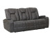 Marlow Charcoal Manual Reclining Sofa MAR9990GS Steve Silver