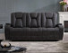 Marlow Charcoal Manual Reclining Sofa MAR9990GS Steve Silver