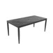 Outdoor Modern Patio Dining Table, Post Tapered Legs, Weatherproof & Rust Free