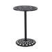 Phoebe - Outdoor Cast Bar Table - Black