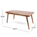 Outdoor Dining Table & Frame - Teak
