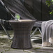 Thrive - Hourglass Rattan Table With No Glass Top