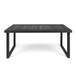 Outdoor Acacia Wood Dining Table, Sandblast Finish