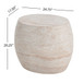 Outdoor Oval Shaped Side Table