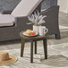 Outdoor Acacia Wood Side Table With Weather Resistance