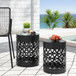 Delight - Powder Coated Iron End Table (Set of 2)