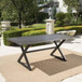 Rolando - Outdoor Aluminum Dining Table With Steel Frame