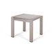 Cape Coral - Contemporary Side Table With Frosted Glass Top