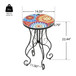 Colorful Outdoor Side Table With Ceramic Tile Top
