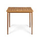 Outdoor Minimalist Acacia Wood Rectangle Bar Table
