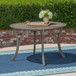 Hermosa - Outdoor Acacia Wood Table Circular Design