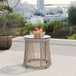 Moonstone - Side Table - Light Brown