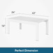 Modern Rectangle Outdoor Coffee Table