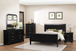 Louis Philippe Black Bedroom Set 119230 by Generation Trade