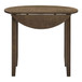 Damica - Round Dining Table - Walnut