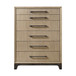6 Drawer Chest With Smooth Glides - Brown