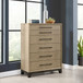 6 Drawer Chest With Smooth Glides - Brown