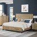 King Panel Bed - Brown