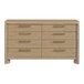 8 Drawer Dresser - Tan - Wood